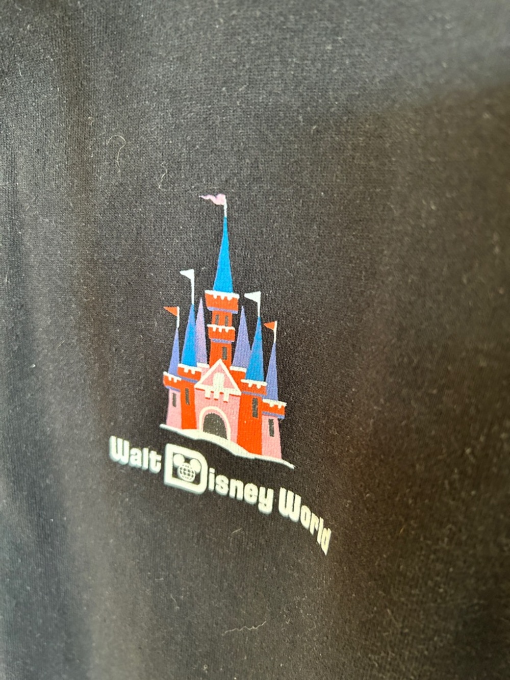 Disney/Vans Hooded Sweatshirt Black Medium - Picture 3 of 5